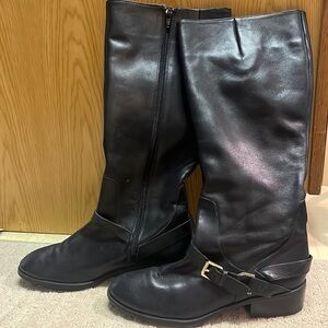 Ralph Lauren Tall Black Boots